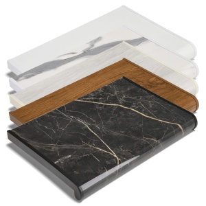 Glaf Interior PREMIUM PVC Elitus – Alb mat - White matt, latimi 150 - 400 mm - Img 2