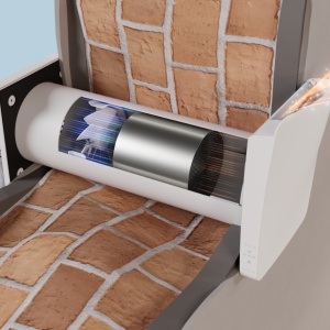 KERS Premium 25 – Unitate de ventilație cu recuperare de căldură descentralizată (flux alternativ) - Img 7