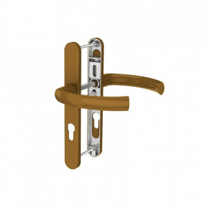 Maner usa de exterior cu sild, cu arc, culoare Bronz, 92 x 32 mm, Jowisz, material aluminiu