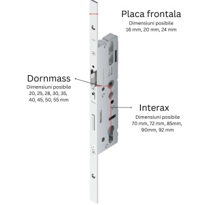 Broasca ROTO H650, 45/92/8/20/2200, tija 20mm, actionare maner - Img 4
