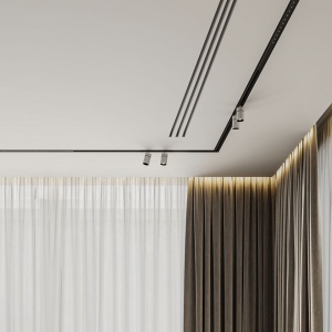 Difuzor liniar de climatizare fără ramă (încastrat în rigips), ERGOVENT LINEO-PRO CONDI 1000x20, 3 fante, racord D160 - Img 7