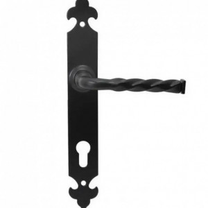 Maner pentru poarta metalica, negru, 72 mm