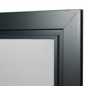 Plasa tantari usa GLISANTA - NOVA, MARO DESCHIS RAL 8014 MAT, 1 CANAT, actionare orizontala - Img 7