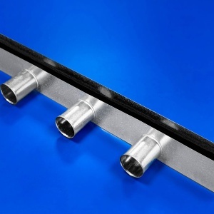 Plenum izolat, 3 racorduri laterale 3x75, 1005x55x120 - Img 2
