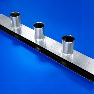 Plenum izolat, 3 racorduri laterale 3x90, 1005x55x135