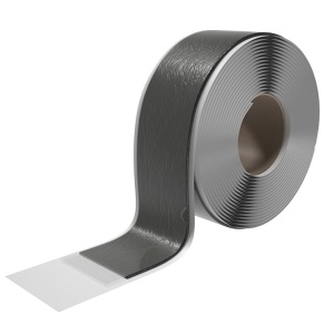 Banda butilica de etansare Rothoblaas BLACK BAND latime 80 mm x 10 m lungime, liner 40/40 - Img 1