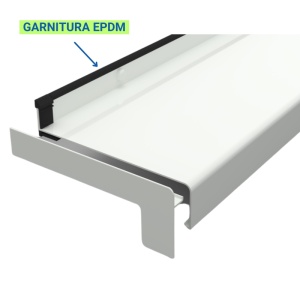 Garnitura etansare pentru glafurile premium din aluminiu, cu sau fara solbanc, 1 ML - Img 2