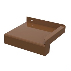 Glaf exterior Premium de aluminiu, latimi 50 - 400 mm, STEJAR AURIU RAL 8003