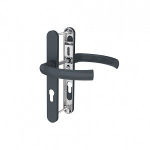 Maner usa de exterior cu sild, cu arc, culoare Gri antracit, 92 x 32 mm, Jowisz, material aluminiu