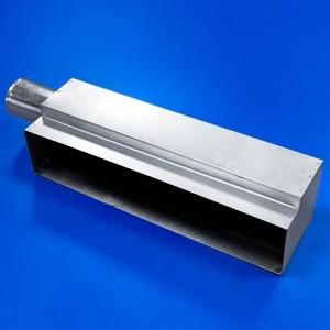 Plenum izolat racord lateral dreapta 1x75, 505x135x55