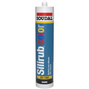 Silirub Color Soudal, Silicon etansant in culori RAL, interior / exterior, 300 ml, rezistent UV