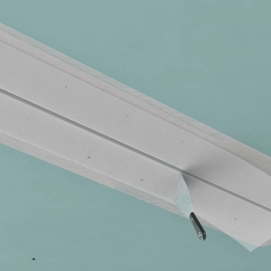 Difuzor liniar de ventilatie fără ramă (încastrat în rigips), ERGOVENT LINEO-PRO 600x20, racord 2xD75 - Img 9