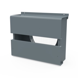 Grilă de evacuare RVDV 125 pentru exterior, RAL 7000