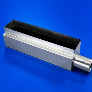 Plenum izolat racord lateral dreapta 1x90, 505x155x55 - Img 2