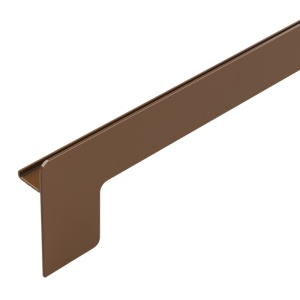 Set capace laterale glaf premium, Tip L, aluminiu, stanga - dreapta STEJAR AURIU RAL8003