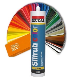 Silirub Color Soudal, Silicon etansant in culori RAL, interior / exterior, 300 ml, rezistent UV - Img 2