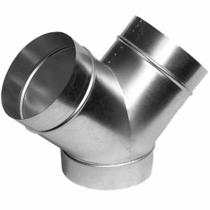 Teu Y metalic Spiro Ø200-160 cu garnitură EPDM