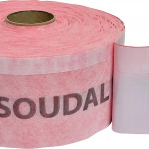 Banda etansare ferestre complet adeziva, INTERIOR, Soudal 70 mm x 30 m SWS Extra