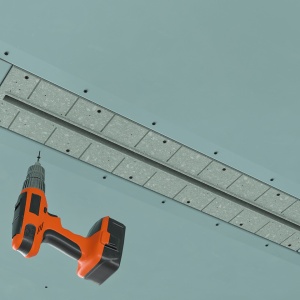 Difuzor liniar de ventilație fără ramă (încastrat în rigips), ERGOVENT LINEO-PRO PROFILE 1000x20, 1 fantă, racord D75 - Img 8