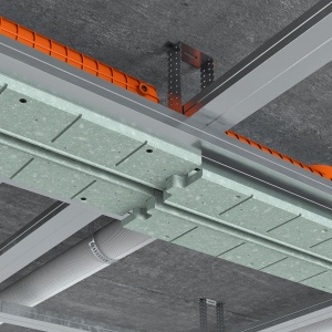 Difuzor liniar de ventilație fără ramă (încastrat în rigips), ERGOVENT LINEO-PRO PUZZLE 1050x20, 1 fantă, racord D75 - Img 8