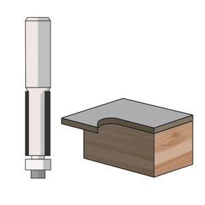 Freza dreapta profesionala, Ø 12 mm, lungime taiere 25 mm, tija 8 mm, FAMAG 3101.825 – TCT (Widia)