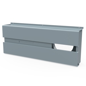 Grilă admisie-evacuare RVD 200 pentru exterior, RAL 7000