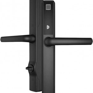 Maner usa inteligent, Blusafe ORIGIN SMART, control la distanta, actionare prin amprenta, card, app, interax 92mm, NEGRU