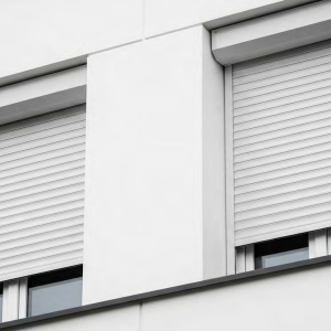 Rulou exterior aplicat, acționare electrică - Maro închis - Img 5