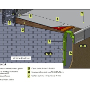 Suport stabilizator glaf premium pentru fatade tip tencuiala aplicata - Img 2