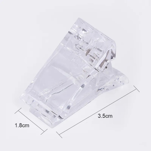 Clips Unghii Transparent Constructie Polygel