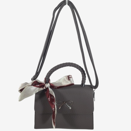 Geanta Crossbody Gri închis