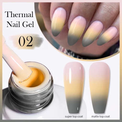 Oja SemipermanentaThermo HEMA Free Born Pretty 10 ml -2