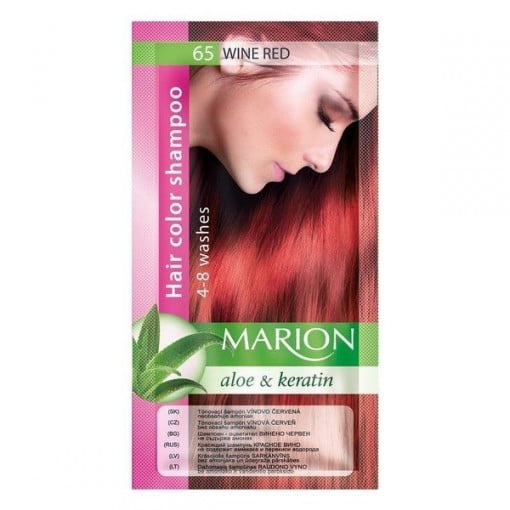 Sampon nuantator 65 Wine Red Marion aloe & keratin 40 ml