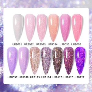 Flakes Rubber Base Gel Ur Sugar 7 ml - URB127 - Img 4
