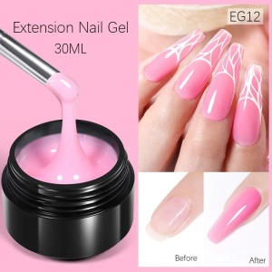 Gel UV HEMA&TPO FREE Extension Nail Gel Pink Born Pretty 30 ml - HG12