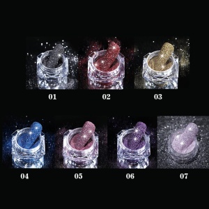 Laser Shining Reflective Nail Powder – BORN PRETTY-4 - Img 3