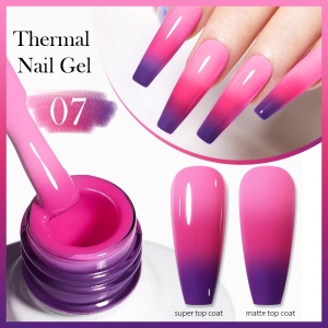 Oja SemipermanentaThermo HEMA Free Born Pretty 10 ml -7 - Img 1