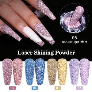 Laser Shining Reflective Nail Powder – BORN PRETTY-4 - Img 4