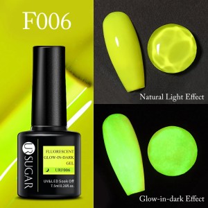 Oja semipermanenta URSugar Luminous Glow in the Dark-6 - Img 1