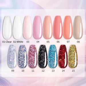 Polygel LILYCUTE Extension Nail Gel Polish 15ml -5 - Img 2