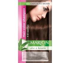 Sampon nuantator 63 Chocolate Brown Marion aloe & keratin 40 ml