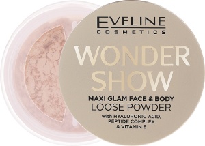 Eveline Wonder Show Maxi Glam Pudră iluminatoare pentru față și corp