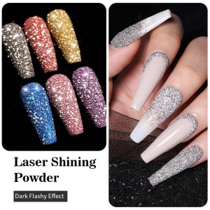 Laser Shining Reflective Nail Powder – BORN PRETTY-4 - Img 5