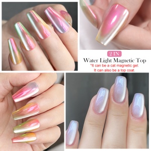 LilyCute 2-in-1 Water Light Cat Magnetic Top Coat - Img 5