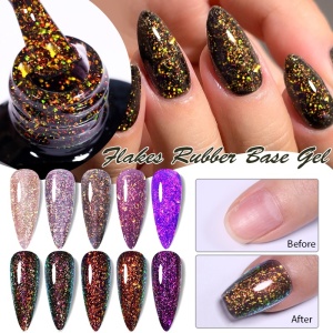 Flakes Rubber Base Gel Ur Sugar 7 ml - URB124