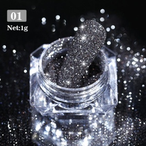Laser Shining Reflective Nail Powder – BORN PRETTY-1 - Img 1