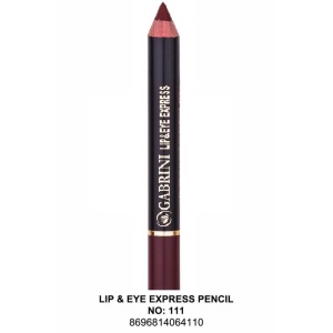 Creion Pentru Buze Si Ochi, Gabrini Express Pencil 2in1, 111