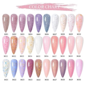 Glitter Rubber Base Gel Ur Sugar 7 ml - URB011 - Img 2
