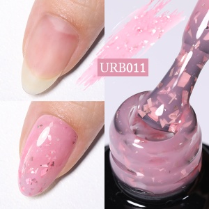 Glitter Rubber Base Gel Ur Sugar 7 ml - URB011