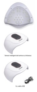 Lampa Unghii Led UV 168 W Lilac - Img 2